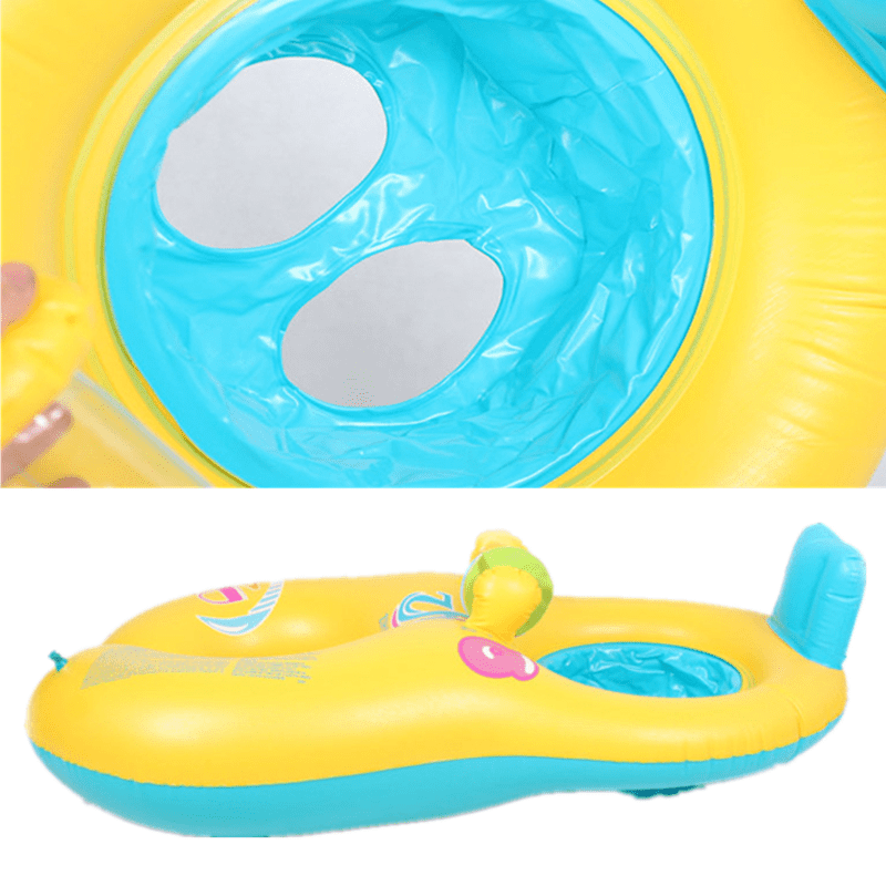 Mother Baby Swimming Ring Inflatable Seat Pool Float Toy